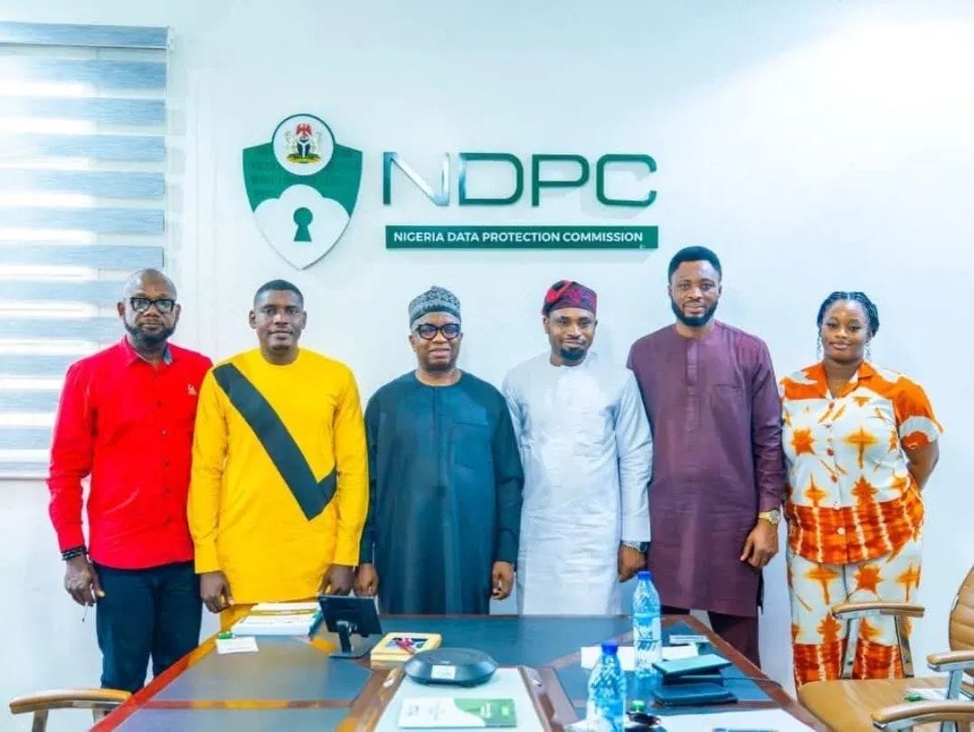 NCS Abuja representatives with the Nigeria Data Protection Commission